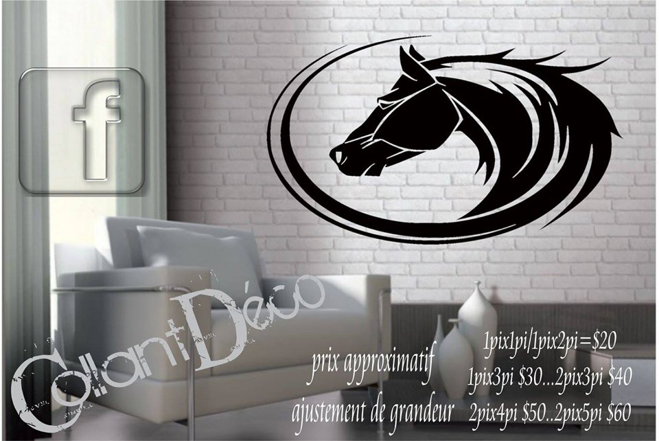 Mur Déco – Cheval – Collant Déco/VisionGrafik