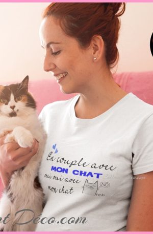 T-shirt – %80 poils de chat – Collant Déco/VisionGrafik