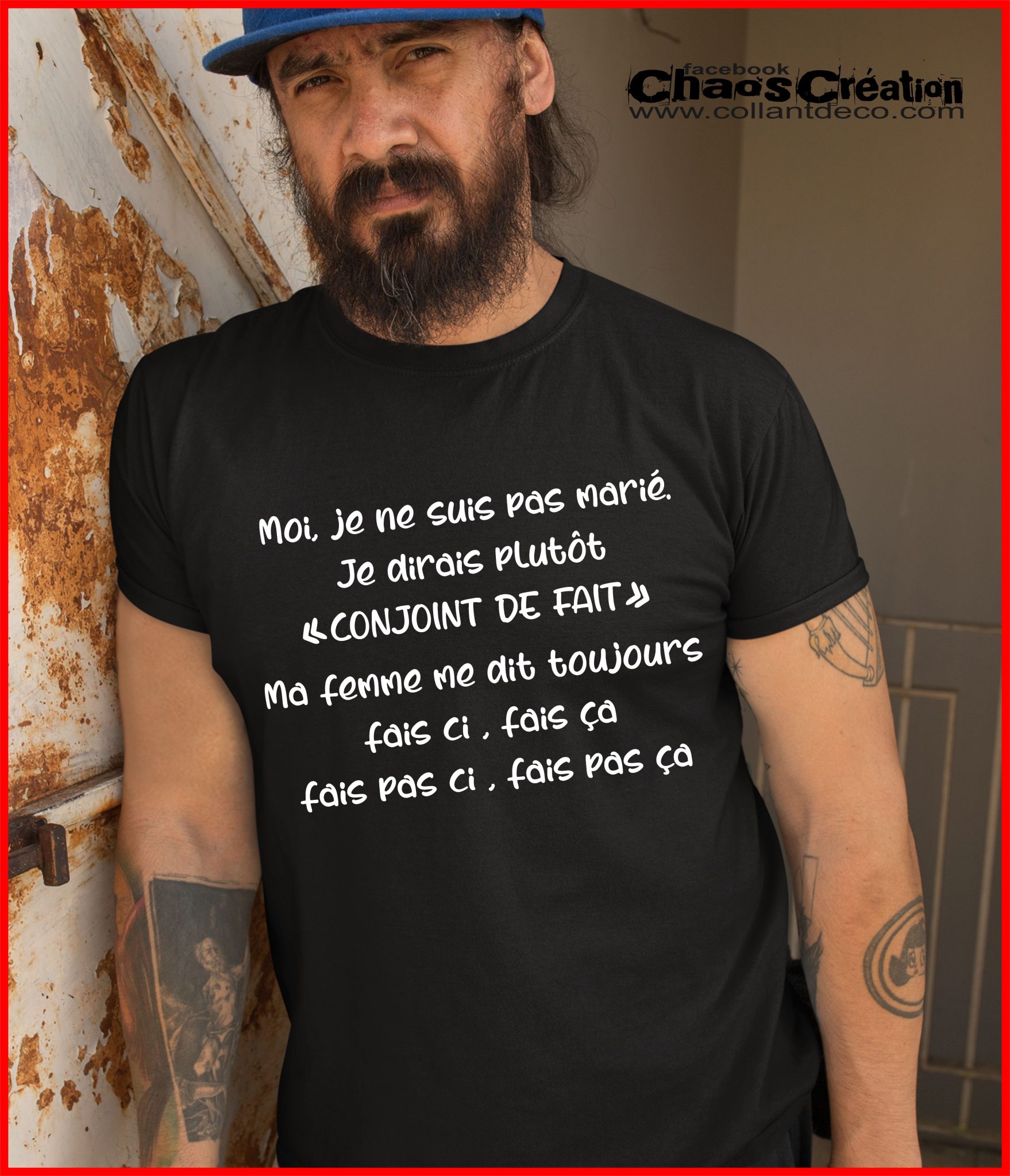 TShirt Moi je ne suis pas marié je suis plutôt